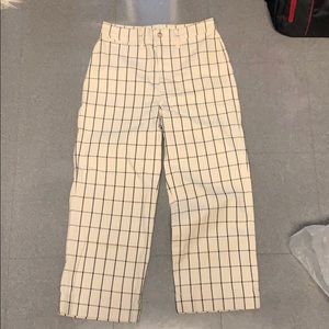Madewell Slim Emmett Wide Leg Crop Pants